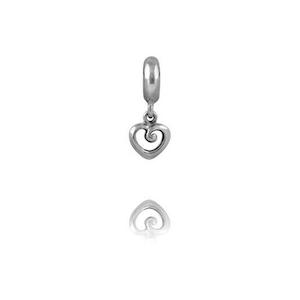 Evolve Charms DANGLES SILVER Heart of NZ Dangle Charm