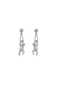 Karen Walker Stg silver ORANGUTAN EARRINGS