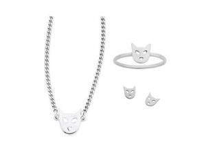 karen walker stg silver mini cat set