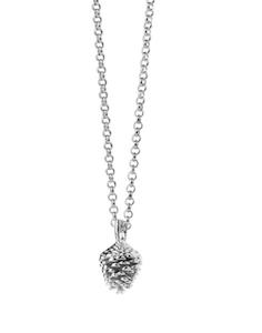 Jewellery: Karen Walker Stg Pinecone Necklace with chain 45cm