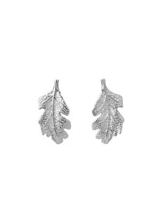 Jewellery: Karen Walker Stg Leaf Stud Earrings