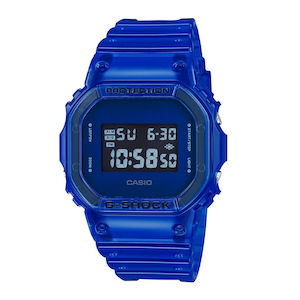 Casio Men's G-Shock Digital Sport Watch See-through Blue