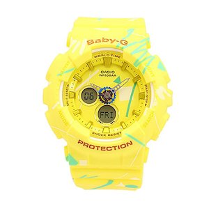 Jewellery: CASIO BABY G ANALOGUE WATCH 200M WR, STOPWATCH MINERAL GLASS