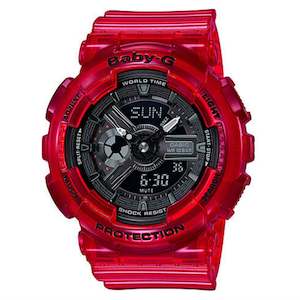 Jewellery: CASIO BABY G CORAL REEF COLOUR RED