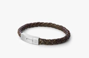 Evolve Bracelets & Bangles Brown Latitude Bracelet - Steel