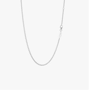 Jewellery: Evolve Necklaces Small Cable Chain Silver 3L51020-45