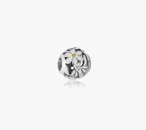 Jewellery: Evolve Charms Enamel Daisy (Prosperity) LKE072