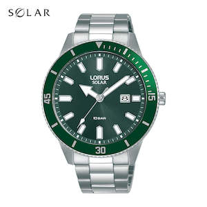 Jewellery: LORUS GENTS SPORTS SOLAR 100M WR