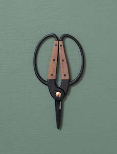 Walnut Short Scissors