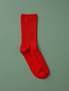 Department store: Cotton Ribbed Socks // Rust