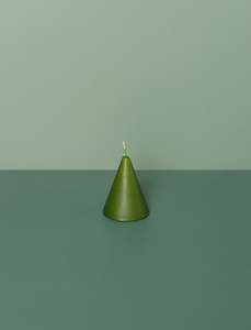 Cone Candle // Green