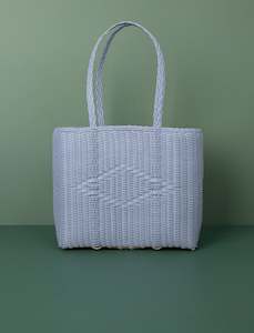 Basket Weave Tote // Lilac