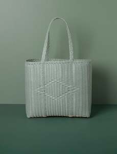 Basket Weave Tote // Eucalyptus