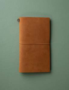 Department store: Leather Notebook // Camel