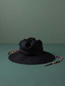 Dark Denim Classic Brim Hat // Skinny Ties