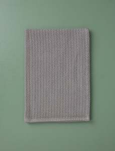 Cotton Rib Bath Mat // Light Grey