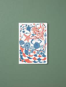 Letterpress Folio Card // Sandy Beach