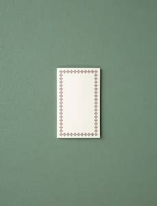 Letterpress Memo Cards // Brown