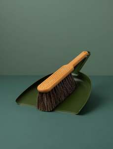 Dustpan & Brush Set // Moss Green