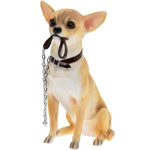 Chihuahua Fawn Walkies ? Dog Figurine Collectible - The Leonardo Collection