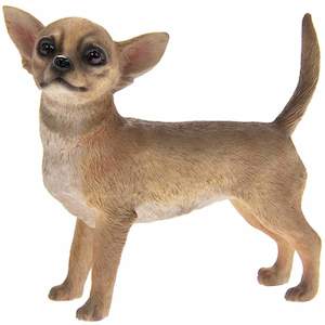 Chihuahua Fawn Dog Figurine Collectible - The Leonardo Collection