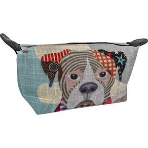 Makeup Bag - Abstract Dog