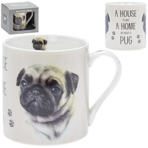 Pug Dog Mug - A house is not a home without a Pug dog.