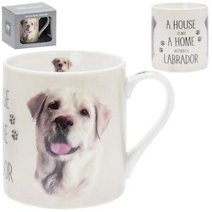 Golden Labrador Dog Mug - A house is not a home without a Golden Labrador dog.