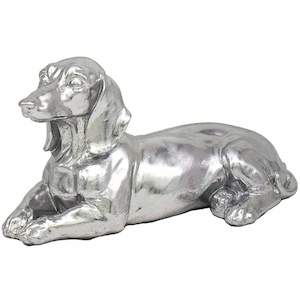 Dachshund Silver Art Figurine Collectible