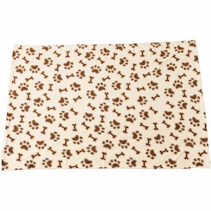 Ethical Spot Snuggler Blanket 1m x 1.5m - Bones Cream