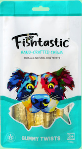 Fishtastic Dog Treats - Gummy Twist 100g