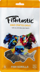 Fishtastic Dog Treats - Fish Scrolls 100g