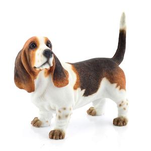 Basset Hound Dog Figurine Collectible - The Leonardo Collection