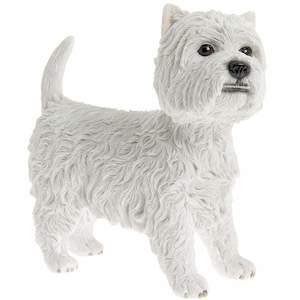 West Highland Terrier Dog Figurine Collectible - The Leonardo Collection