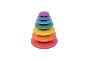 Rainbow Wooden Buttons