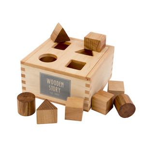 Natural Shape Sorter Box