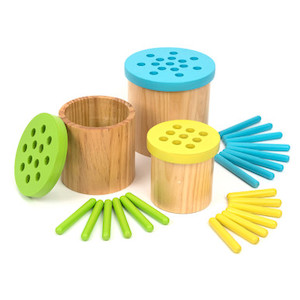 Colour Matching Posting Pots - Straws