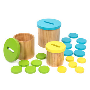 Colour Matching Posting Pots - Discs