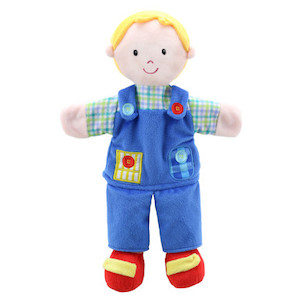 Boy Puppet (Blue Overalls)