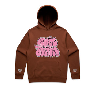 Pink Throw-up Hoodie