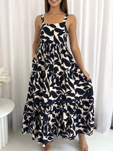 Taylor Navy Dress