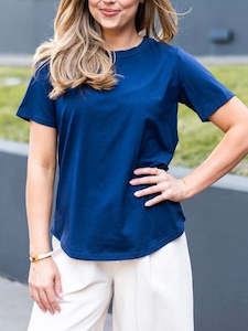 Womenswear: SW Basic Tee- Navy