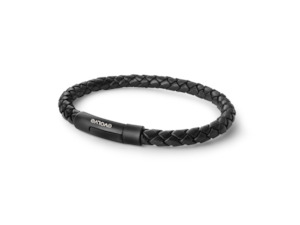 Black Latitude Bracelet  - Matte Black