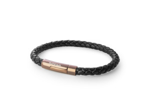 Black Latitude Bracelet - Copper