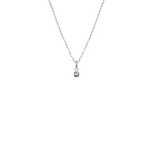 April Necklace (White Topaz)