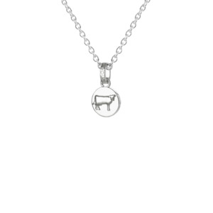 Cow Pendant Necklace (Hardworking)