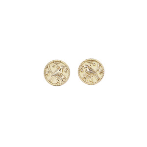 Tui Coin Studs (Admired) - Gold