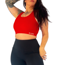 SASS Red Sports Bra