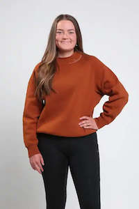 Chestnut Crew Neck Sweatshirt