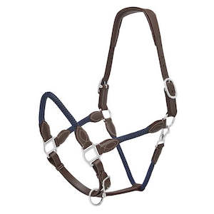 Jeremy & Lord Leather and Rope Halter